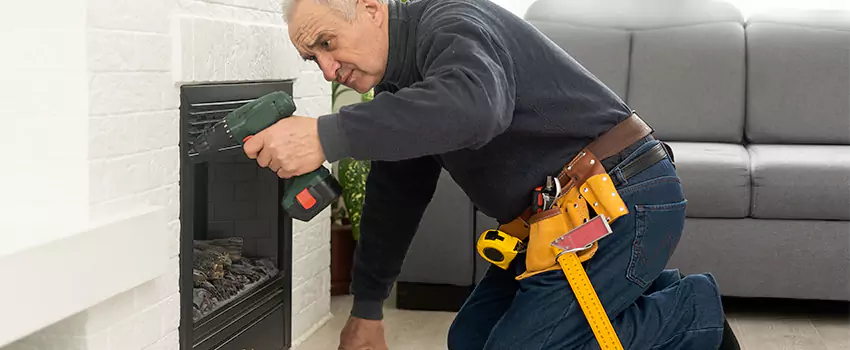 New Indoor Fireplace Installation in Prospect Heights, Illinois